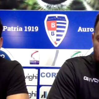 Riccardo Colombo e Ivan Javorcic in sala stampa