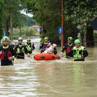foto dalla pagina Facebook della Protezione civile