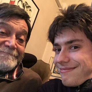 Roberto Petazzi con il figlio Federico