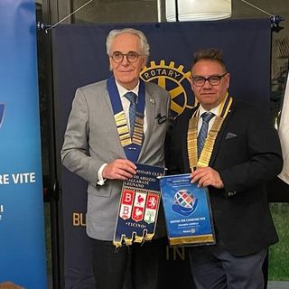 Il governatore del Distretto Rotary 2042 Gerbelli in visita al Club Ticino