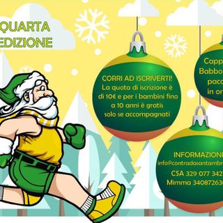 Domenica 4 si corre la Runt’Ambroeus... con i cappelli da Babbo Natale