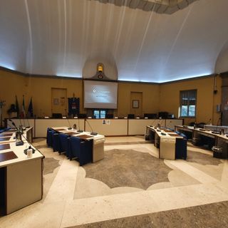 Palazzo Gilardoni e la sala consiglio
