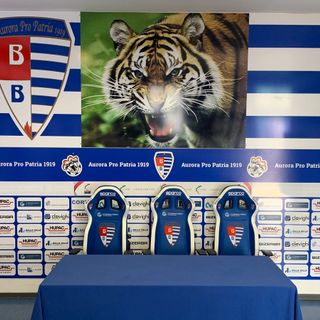 La sala stampa della Pro griffata
