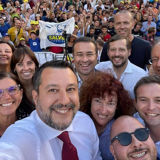 Salvini a Varese (foto dalla pagina Facebook Lega Varese - Salvini Premier)