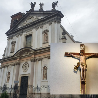 Busto, il crocefisso di San Michele ha ritrovato l’antico splendore