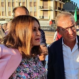 Daniela Santanchè e Andrea Pellicini
