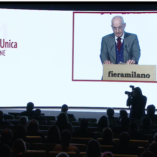 Sergio Tamborini alla recente inaugurazione di Milano Unica
