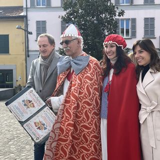Tarlisu e Fudreta con l'europarlamentare Tovaglieri e il sindaco Antonelli