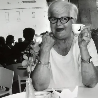 La foto di Titta Azimonti sul calendario della Lilt, scattata da Giovanna Massironi