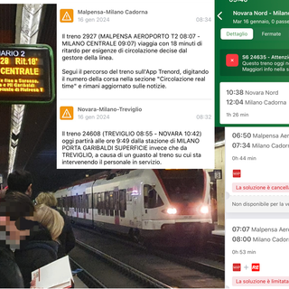 In attesa del Malpensa Express a Busto per la Centrale e alcuni avvisi