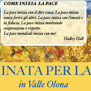 Un fiume di pace: camminata di solidarietà lungo l'Olona