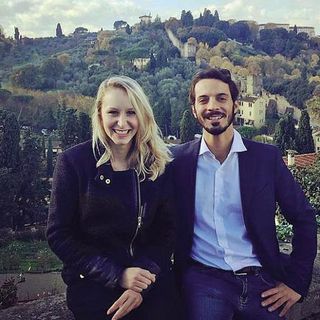 Vincenzo Sofo con la moglie, Marion Marechal Le Pen