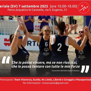 Al Parco Caravelle torneo Beach Volley Special Olympics