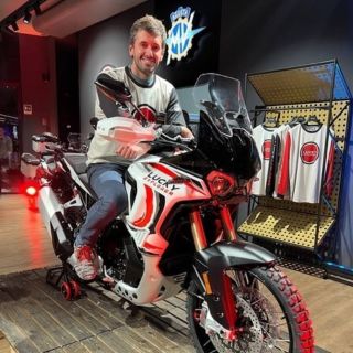 Ottavio Missoni Jr in sella (foto Alessandro Umberto Galbiati)