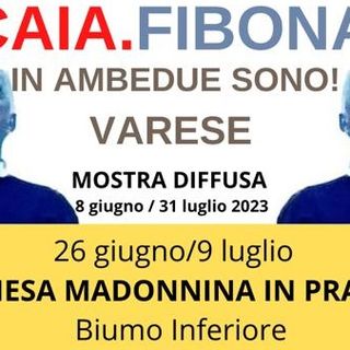 Alla Madonnina in Prato di Biumo la quarta inaugurazione della mostra diffusa Piccaia/Fibonacci