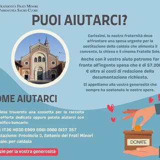 Chiesa, convento e cinema al freddo: i Frati lanciano un appello