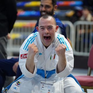 Mattia Allesina, per la terza volta campione europeo di parakarate