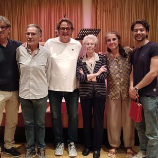 Dina Svampa allo spettacolo tributo per Nanni Svampa di Francesco Pellicini a Leggiuno
