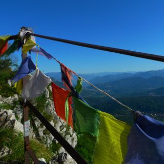 La zona della scala del cielo ad oltre 1.084 metri d'altezza