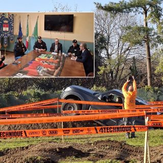 Il percorso per fuoristrada 2024, nel riquadro la presentazione della manifestazione 2025