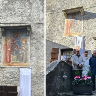 Un affresco torna a splendere a Craveggia. Nel ricordo del bustocco Angelo Prandoni