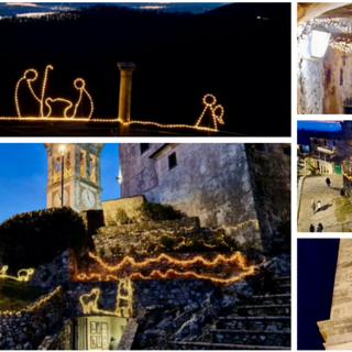 Luci delle feste al Sacro Monte (Foto Comune di Varese)
