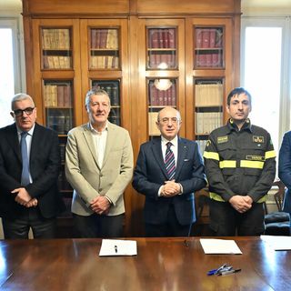 La firma dell'accordo in Prefettura sulla sicurezza a scuola