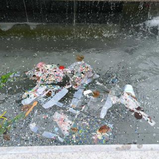 LA FOTO.  Siamo in Quaresima, ma non per gli incivili