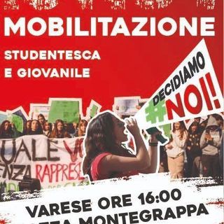 18 novembre in piazza: «Sulla scuola a Varese #oradecidiamonoi»