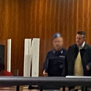 Foto d'archivio di Alessandro Maja in tribunale a Busto Arsizio