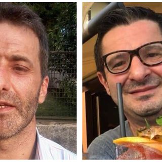 Andrea Cervini e Luciano Pignatiello in una foto tratta dalla pagina Facebook Lavoratori/trici Whirlpool