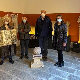 Una nuova donazione per il museo archeologico di Angera: una palla di bombarda antica
