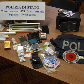 Il materiale sequestrato