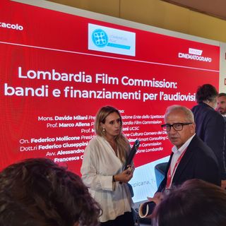 Cinema, assessore Caruso al Festival di Venezia: «Regione sostiene chi realizza film e documentari in Lombardia»