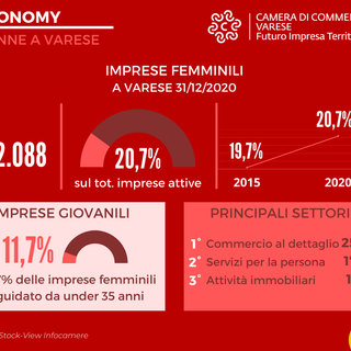 Lunghi (Camera di Commercio): «Imprenditoria e lavoro femminili strategici per la ripartenza dell'economia varesina»