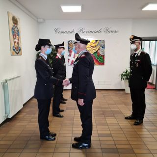 Il generale Micale in visita al comando provinciale dei Carabinieri di Varese
