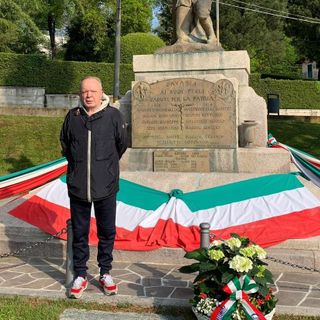 Remigio Maistrello in una foto dalla pagina Facebook del Comune