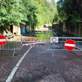Pericolo scariche elettriche dopo maltempo, chiusa la pista ciclopedonale a Solbiate