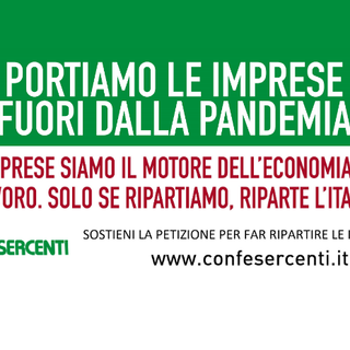 &quot;Portiamo le imprese fuori dalla pandemia&quot;: la protesta nazionale di Confesercenti