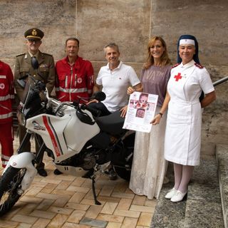 Griglie di partenza pronte per il Motogiro della Croce Rossa