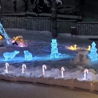 Le lucine natalizie di casa Santandrea del Natale 2020