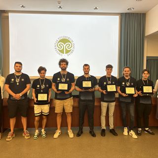Due momenti della premiazione