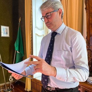 Il sindaco Davide Galimberti