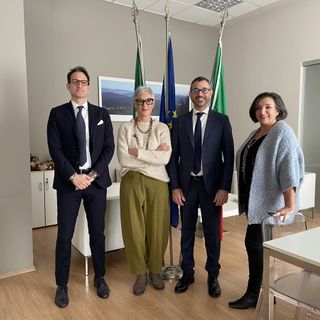 Da sinistra Dott. Tremamondo - Dott.ssa Bianchi - Dott. Schieppati - Dott.ssa Stigliano