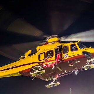 Sul posto è intervenuto anche l'elisoccorso (foto d'archivio)