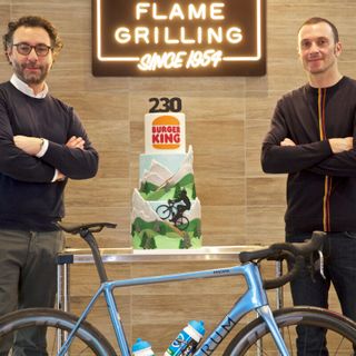 Alessandro Lazzaroni, GM di Burger King Italia e Ivan Basso