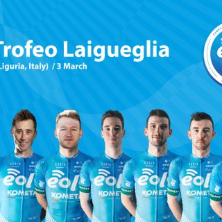 Eolo Kometa al debutto in Italia nel Trofeo Laigueglia: «Come un primo giorno di scuola»