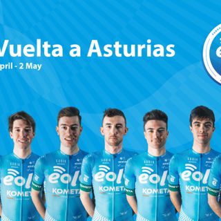 Eolo Kometa si prepara al Giro d'Italia con la Vueltina delle Asturie
