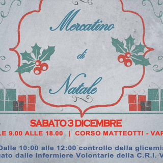 Torna il mercatino di Natale: un regalo per sostenere la Croce Rossa