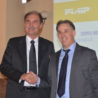A destra il neopresidente di Fiaip Lombardia Luca Simioni